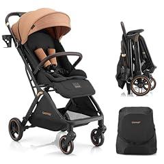Gromast Gravity Folding Baby Stroller - Khaki