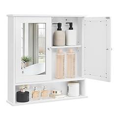 VASAGLE Wall Cabinet with Mirror ULHC002