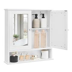 VASAGLE Wall Cabinet with Mirror ULHC002