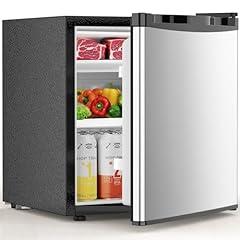 Electactic Mini Fridge with Freezer, Silver