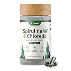 Snap Supplements Organic Spirulina Chlorella Superfoods