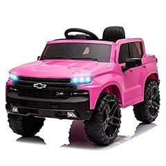 Kimbosmart Chevrolet Silverado Kids Electric Ride-On Truck