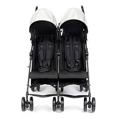 Summer Infant 3Dlite Double Stroller, Black
