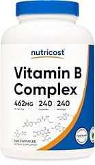 Nutricost Vitamin B Complex 460mg, 240 Count