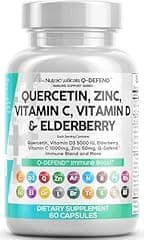 Clean Nutraceuticals Quercetin Zinc Vitamin C D Bromelain