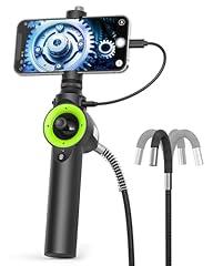 Anykit 360° Articulating Borescope Snake Camera