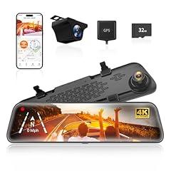 WOLFBOX G840S 12" 4K Mirror Dash Cam