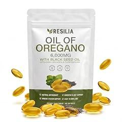 Resilia Oil Of Oregano Softgels with Black Seed Oil