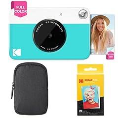 KODAK Printomatic Instant Camera Bundle Blue
