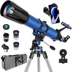 Hugerstar 90mm Refractor Telescope for Adults