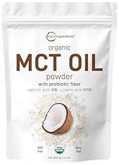 Micro Ingredients Organic MCT Oil Powder with Prebiotic Fiber