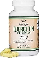 Double Wood Supplements Quercetin with Bromelain 120 Count