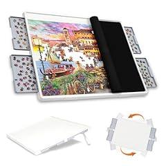 Welgee 1500-Piece Rotating Puzzle Board with Drawers