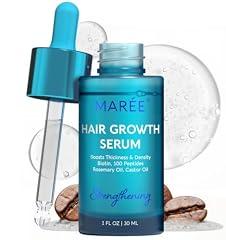 MAREE Hair Growth Serum with Caffeine and Peptides