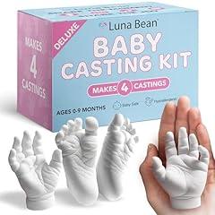 Luna Bean Baby Footprint & Hand Casting Kit