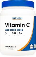 Nutricost Vitamin C Ascorbic Acid Powder 2 LBS
