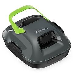 Gosvor Cordless Robotic Pool Cleaner, Lasts 90 Min, Automatic Vacuum for Above-Ground Pools up to 860 Sq.ft, Portable, Self-Parking, Green