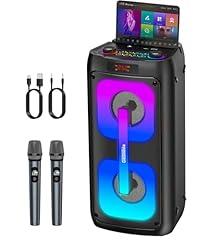 Gesnada Karaoke Machine with Wireless Microphones