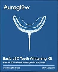 AURAGLOW Teeth Whitening Kit with LED Light