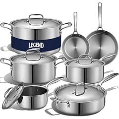 Legend 5 Ply Stainless Steel Cookware Set