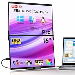 JSAUX FlipGo Pro 16 Dual Portable Monitors