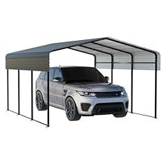 Nugriart Metal Carport 10x15 Heavy Duty Shelter