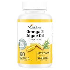 Vegan Vitality Omega 3 Algae Oil Supplement