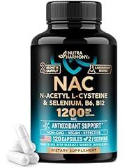 NAC Supplement with Selenium, B6, B12 - 2 Month Supply