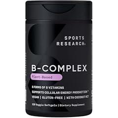 Sports Research Vitamin B-Complex - 120 Softgels