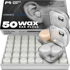 Peace&Quiet Wax Ear Plugs for Sleeping and Swimming