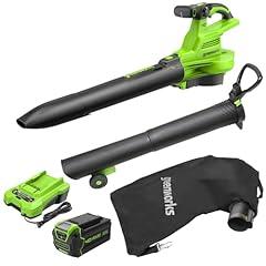 Greenworks 40V Cordless Leaf Blower Vacuum