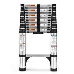 Soctone Telescoping Ladder 12.5 FT Aluminum