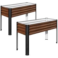 SnugNiture Metal Raised Garden Bed with Legs