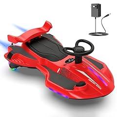 CANKETEC 12V Kids Electric Wiggle Car