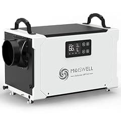 Moiswell 145 Pints Commercial Dehumidifier with Pump