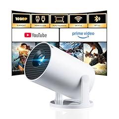 CLOKOWE Mini Projector 2026 with WiFi & Bluetooth