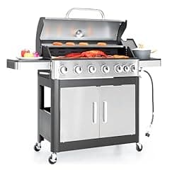 Captiva Designs 6-Burner Propane Gas Grill