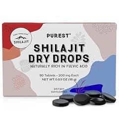 Pure Himalayan Shilajit Dry Drops 200mg Tablets