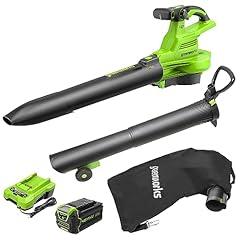 Greenworks 40V Cordless Leaf Blower Vacuum