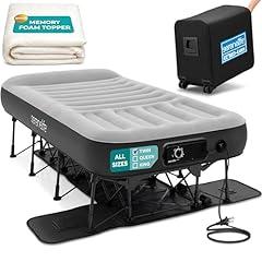 SereneLife Queen Inflatable Air Bed with Frame