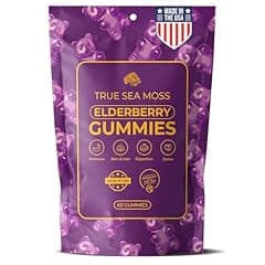 TrueSeaMoss Elderberry Gummies Immune Support