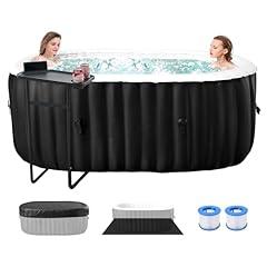 Glonerle Inflatable 2-Person Oval Hot Tub