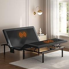 Yaheetech Queen Adjustable Bed Frame with Massage