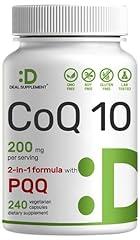 DEAL SUPPLEMENT CoQ10 200mg & PQQ 200mcg Supplement