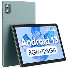 Xiskt 10.1" Android 13 Tablet, 128GB Storage