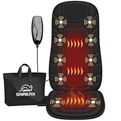 Snailax Heated Massage Seat Cushion