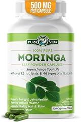 Pura Vida Moringa Organic Energy Supplement