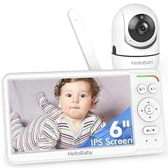 HelloBaby 6'' IPS Screen Baby Monitor