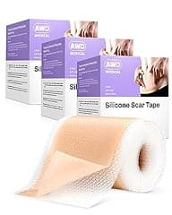 AWD Medical Silicone Scar Sheets for Surgical Scars