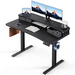 HUANUO Electric Standing Desk with Drawers